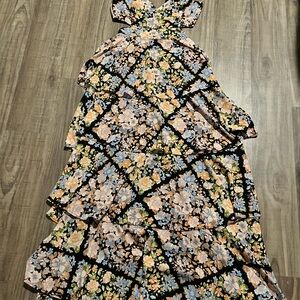 American Eagle Outfitters Black Floral Dress